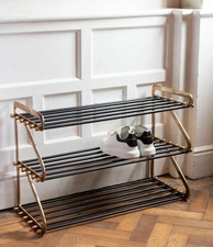 Scarpiera a tre livelli nera