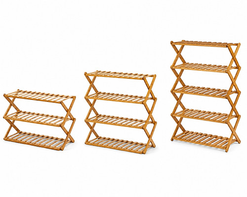 Scarpiera pieghevole legno - pieghevole,