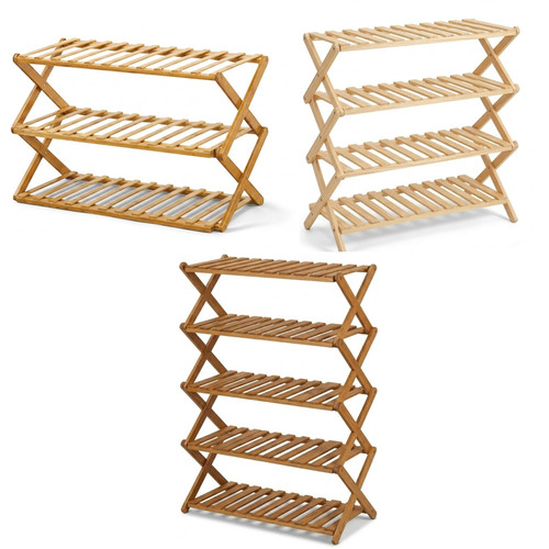 Scarpiera pieghevole legno - in,
