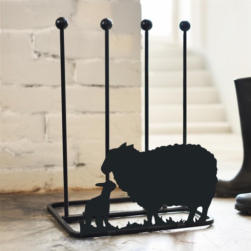 Steel mother sheep lamb - steel, lamb'