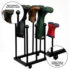 4 paia scarpiera per stivali